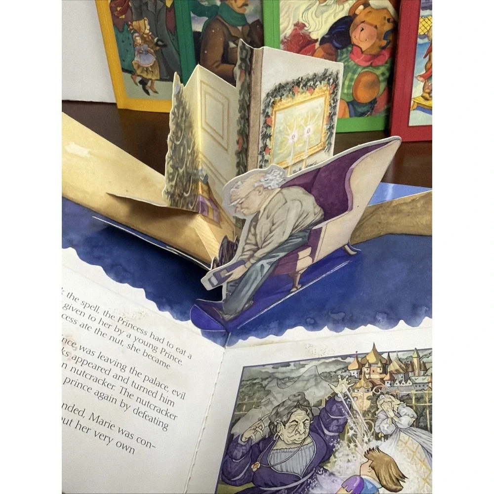 Vintage Christmas Stuffer Pop Up Books‎ Collection  Lot of 6 Dreamhouse 1995